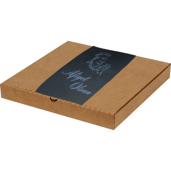 Pizza Kutusu Oluklu 33x33 Ebat 100 Adet